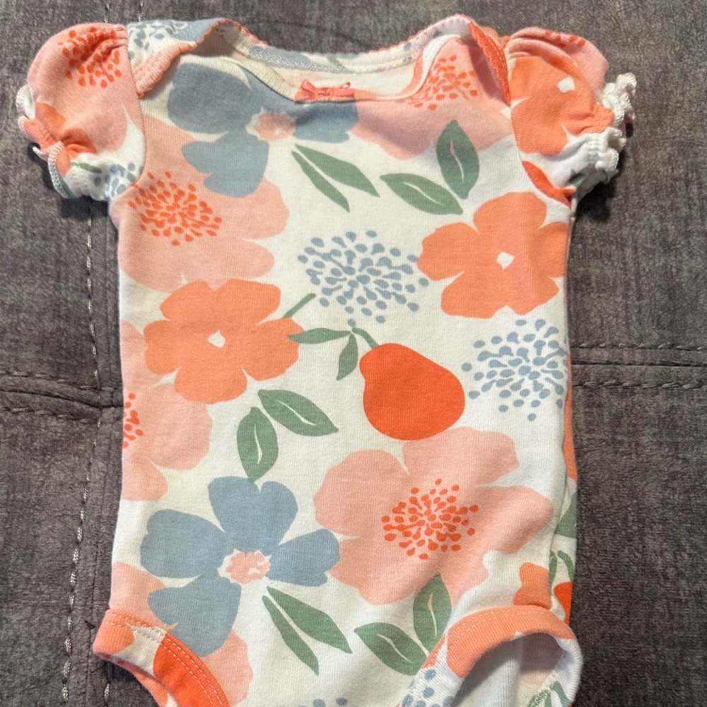 Child of Mine Floral Baby Onesie